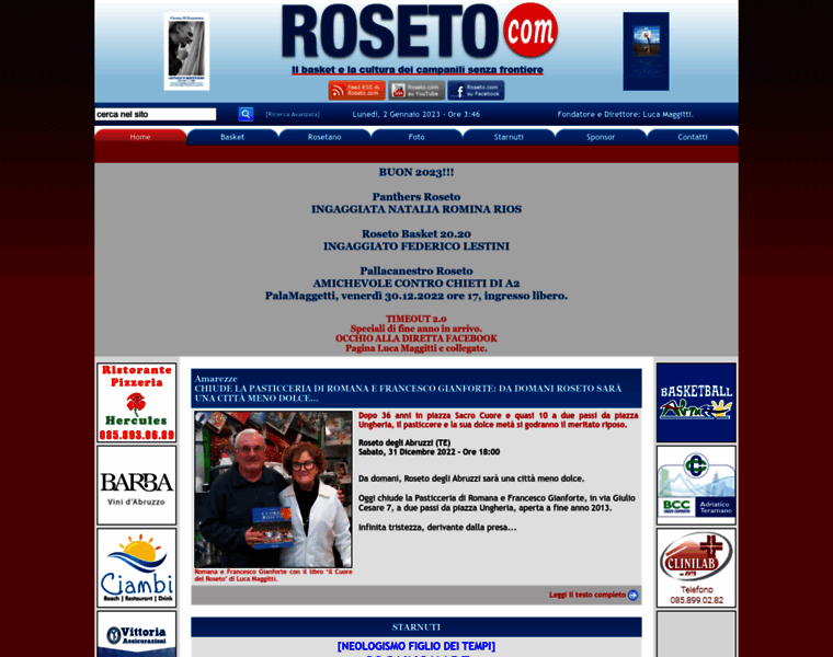 Roseto.com thumbnail