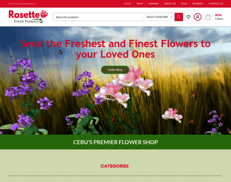 Rosettefreshflowers.com thumbnail