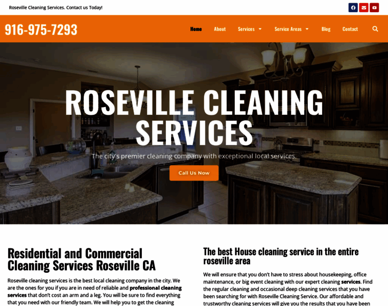 Rosevillecleaningservice.com thumbnail