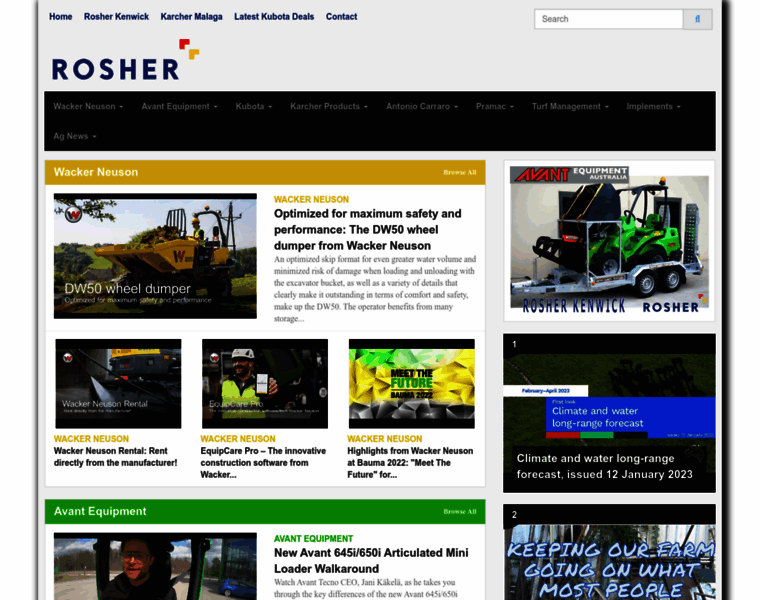Rosher.net.au thumbnail