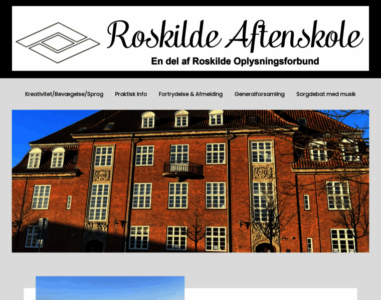 Roskildeaftenskole.dk thumbnail