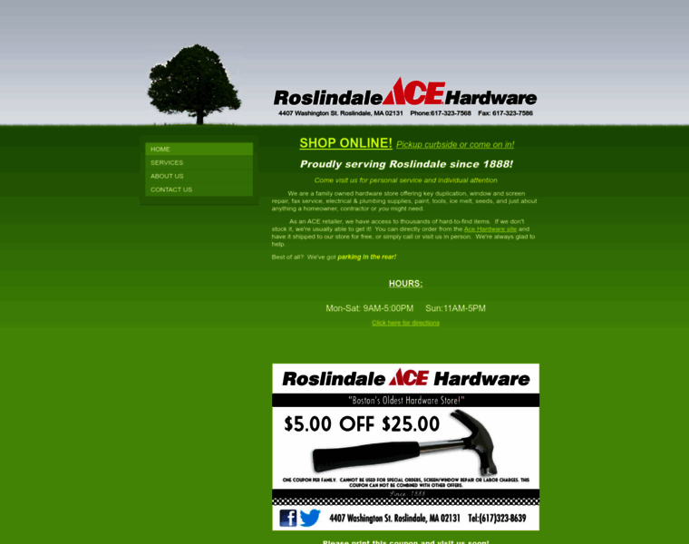Roslindalehardware.com thumbnail