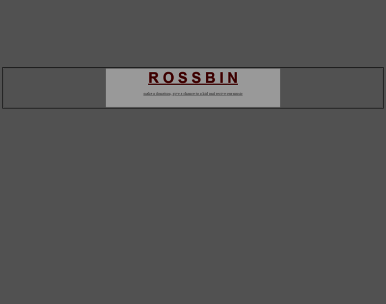Rossbin.com thumbnail