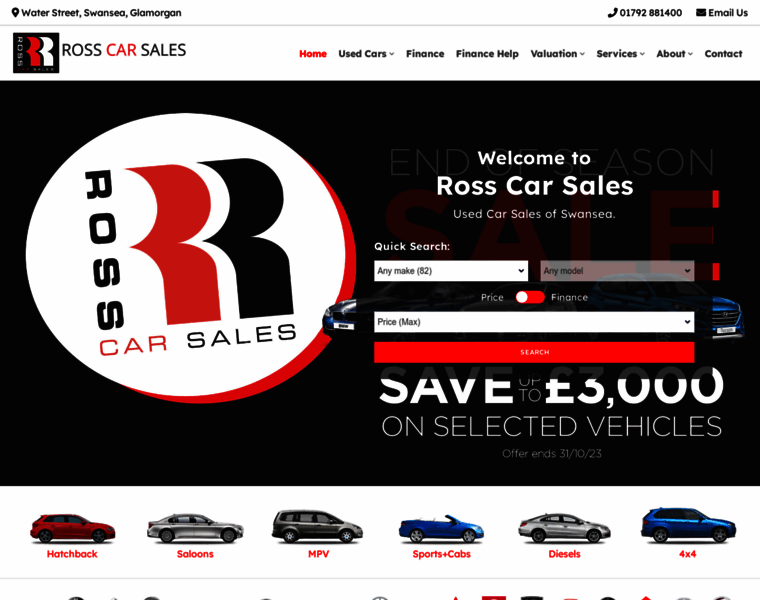 Rosscars.co.uk thumbnail