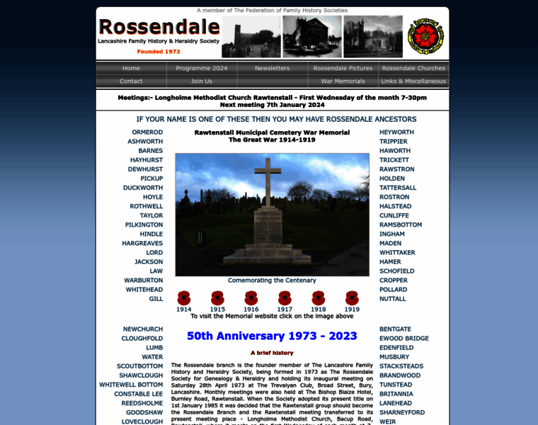 Rossendale-fhhs.org.uk thumbnail