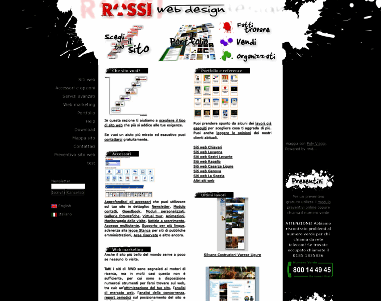 Rossiwebdesign.com thumbnail
