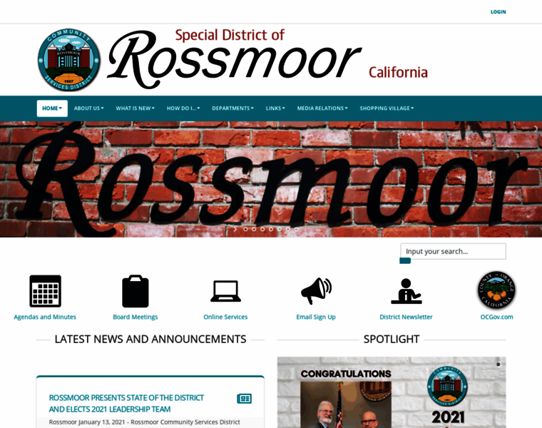 Rossmoor-csd.org thumbnail