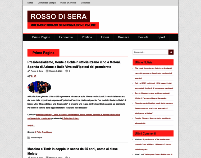 Rossodisera.info thumbnail
