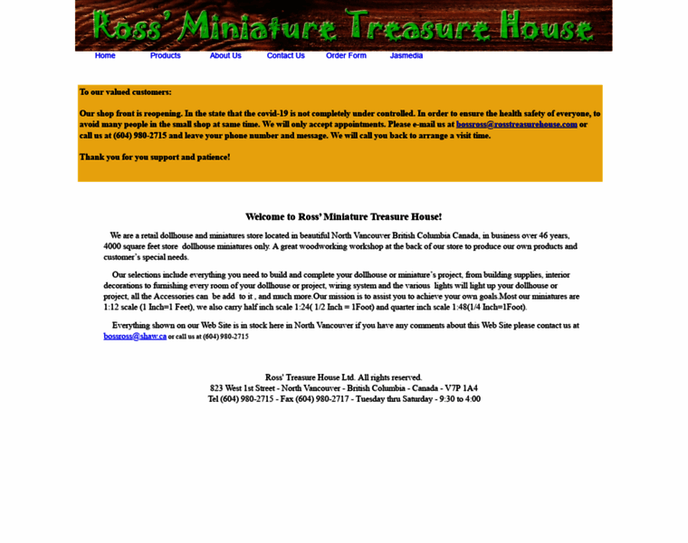 Rosstreasurehouse.com thumbnail