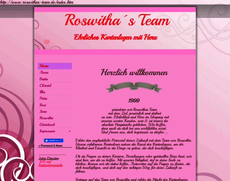 Roswithas-team.de thumbnail