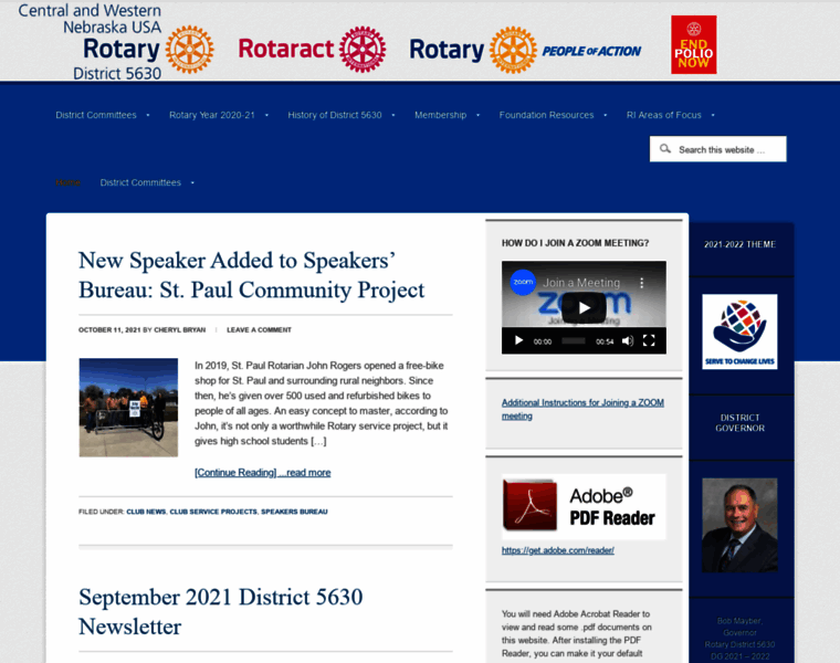 Rotary5630.org thumbnail