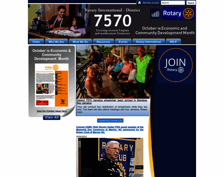 Rotary7570.org thumbnail
