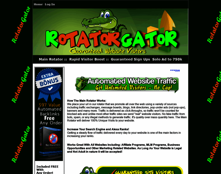 Rotatorgator.com thumbnail