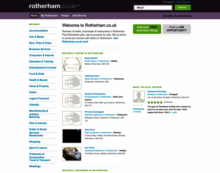 Rotherham.co.uk thumbnail