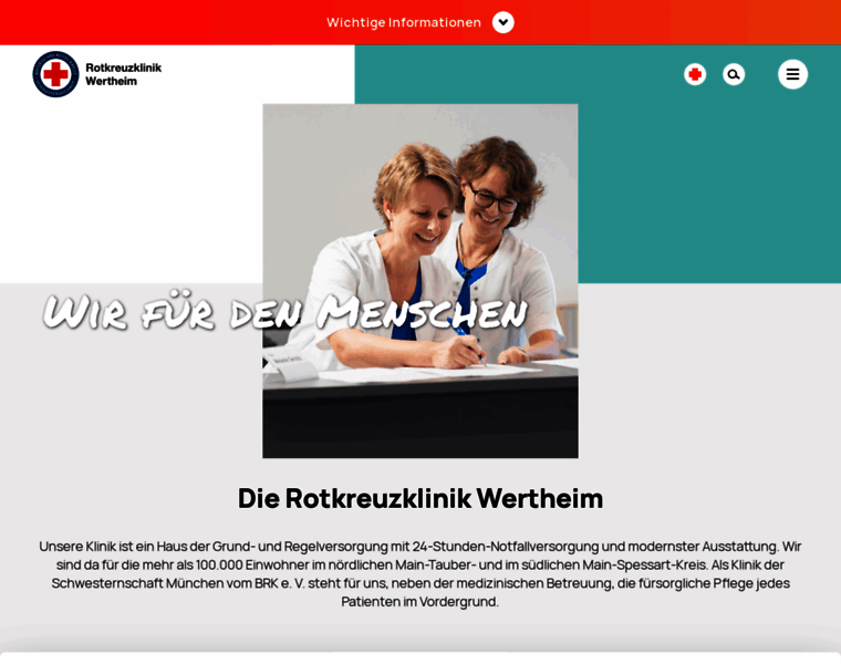 Rotkreuzklinik-wertheim.de thumbnail