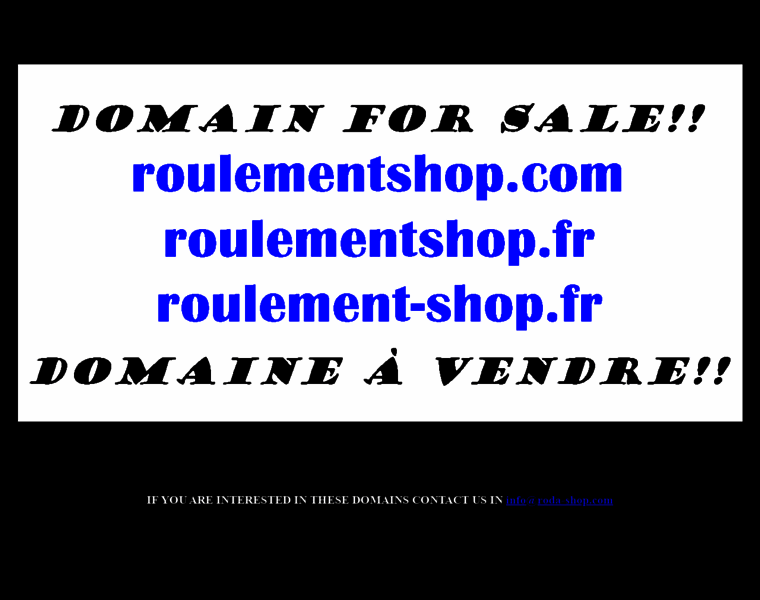 Roulementshop.fr thumbnail