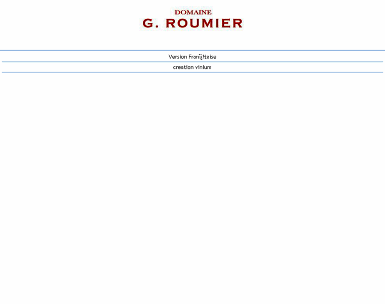 Roumier.com thumbnail