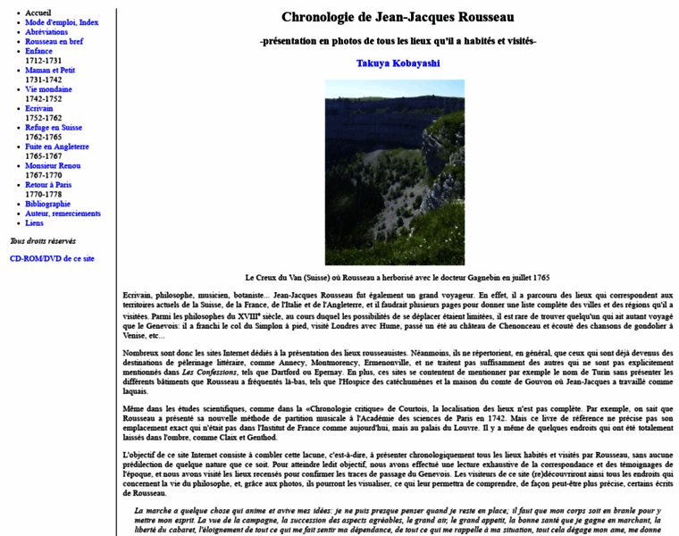 Rousseau-chronologie.com thumbnail