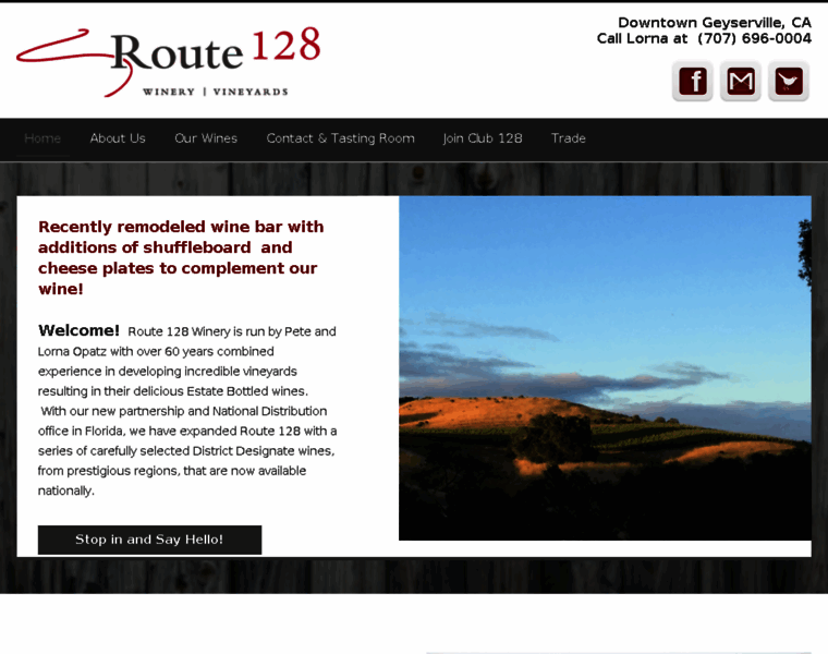 Route128winery.com thumbnail