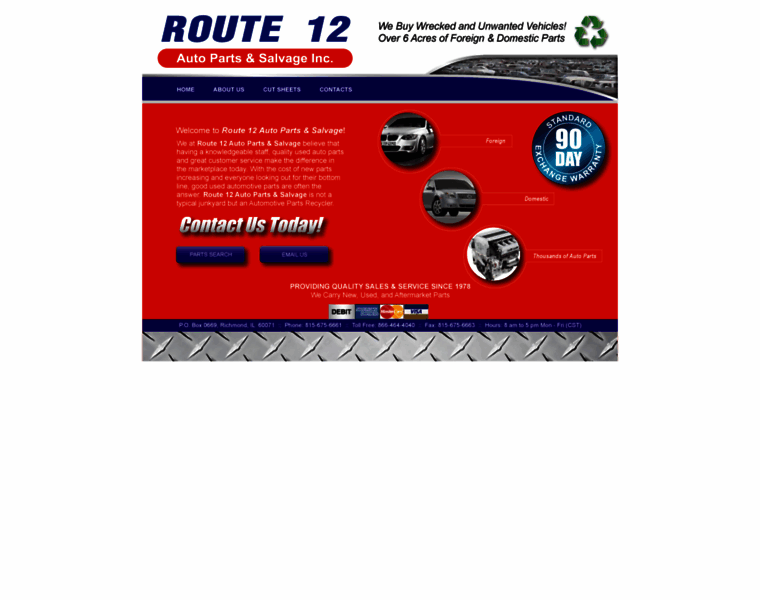 Route12autoparts.com thumbnail