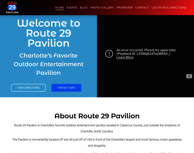 Route29pavilion.com thumbnail