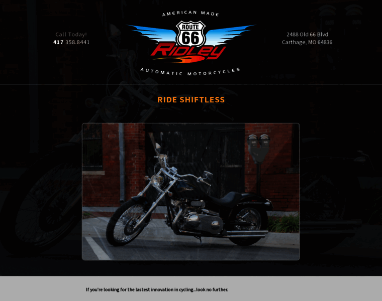 Route66ridleymotorcycles.com thumbnail