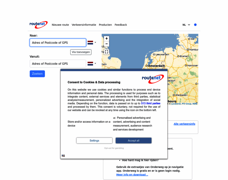 Routenet.nl thumbnail