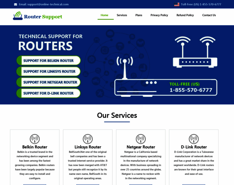 Router-supports.com thumbnail