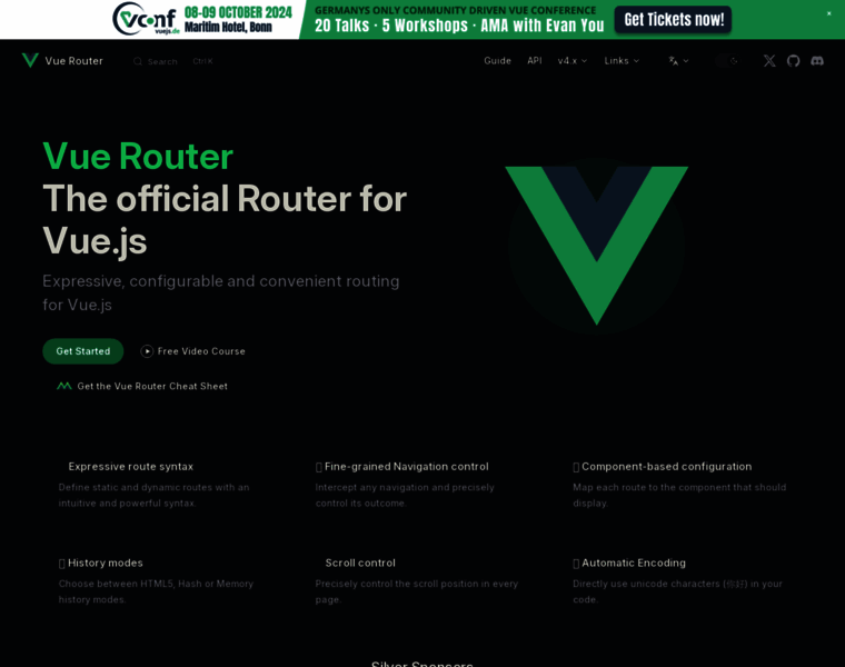 Router.vuejs.org thumbnail