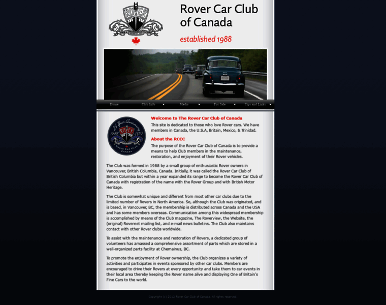 Roverclub.ca thumbnail