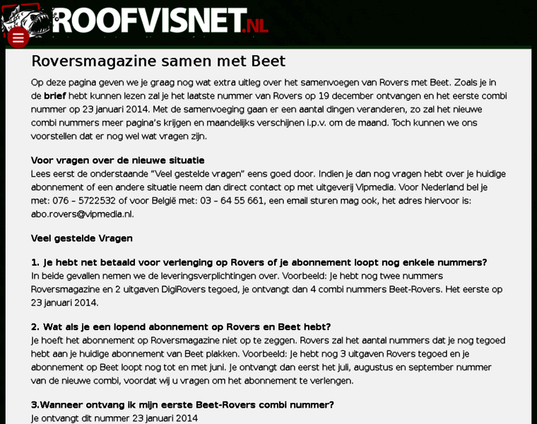 Roversmagazine.nl thumbnail