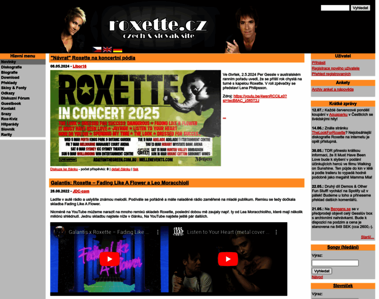Roxette.cz thumbnail