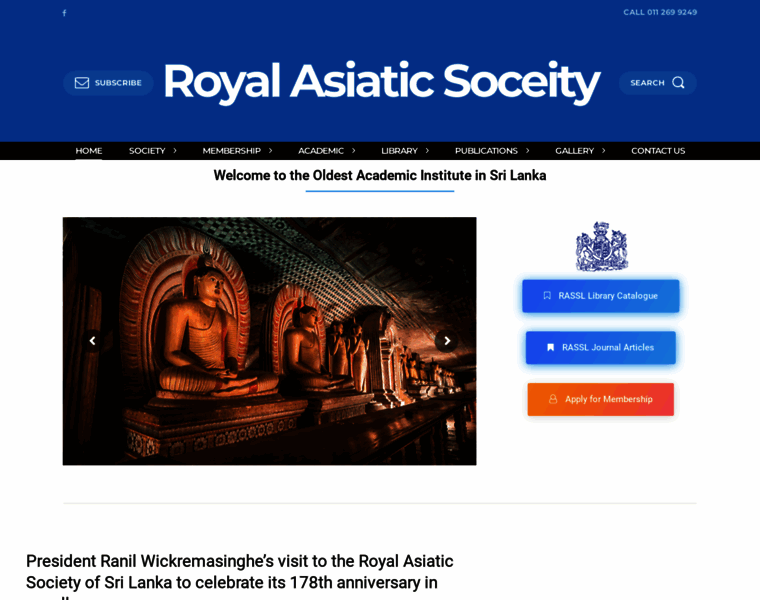 Royalasiaticsociety.lk thumbnail