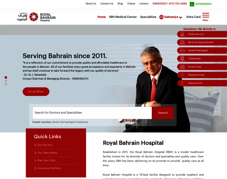 Royalbahrainhospital.com thumbnail