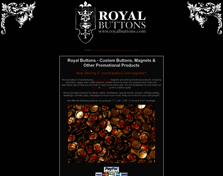 Royalbuttons.com thumbnail