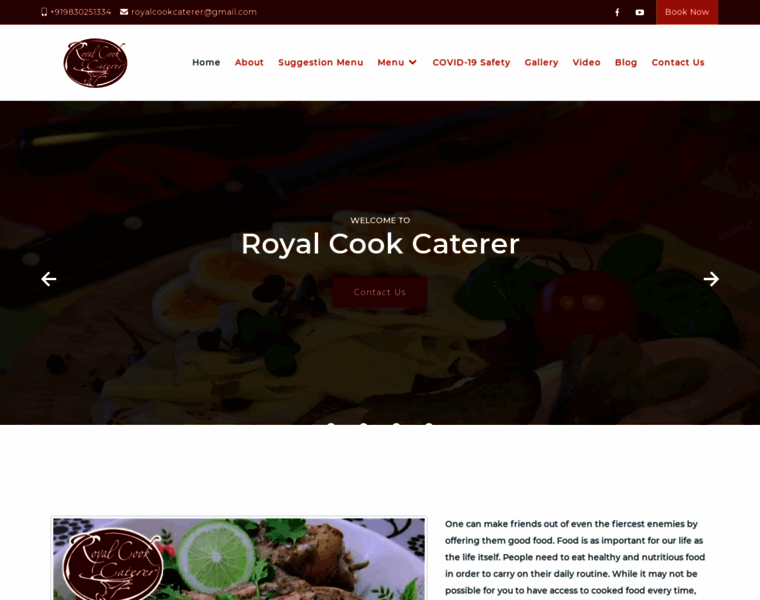 Royalcookcaterer.com thumbnail