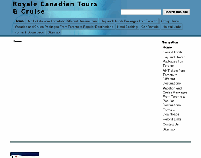 Royalecanadiantours.com thumbnail