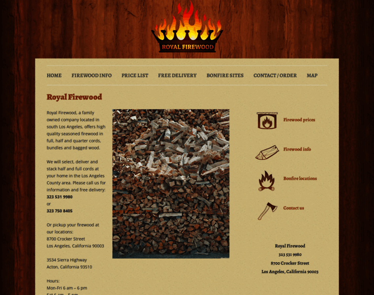 Royalfirewood.com thumbnail