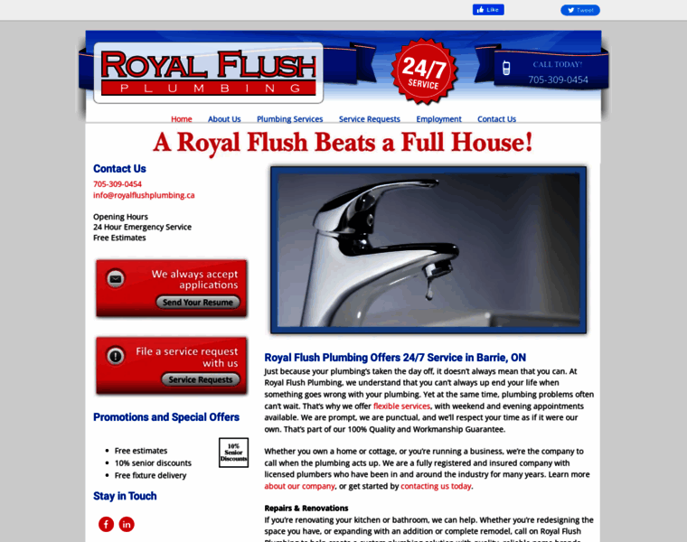 Royalflushplumbing.ca thumbnail