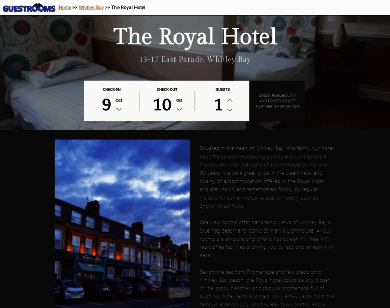 Royalhotelwhitleybay.co.uk thumbnail