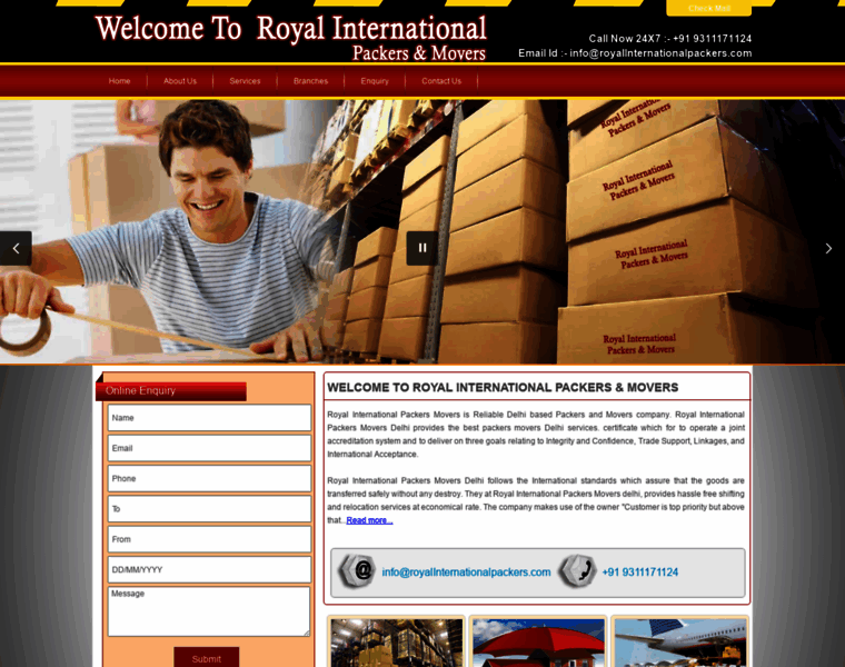 Royalinternationalpackers.com thumbnail