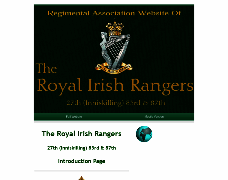 Royalirishrangers.co.uk thumbnail