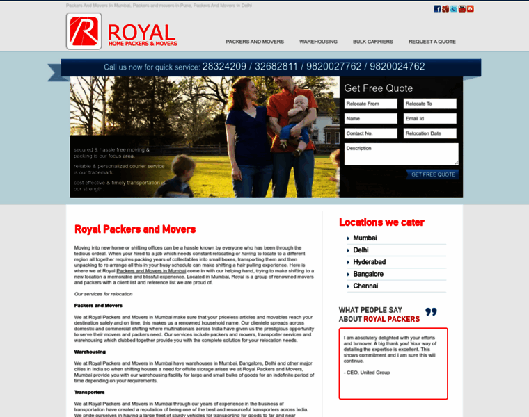 Royalpacker.com thumbnail