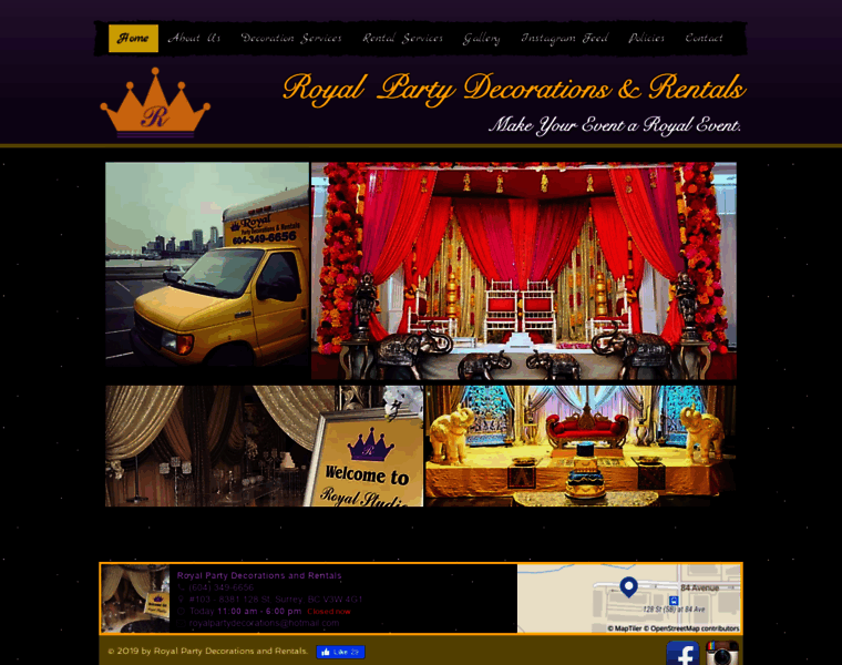 Royalpartydecorations.com thumbnail