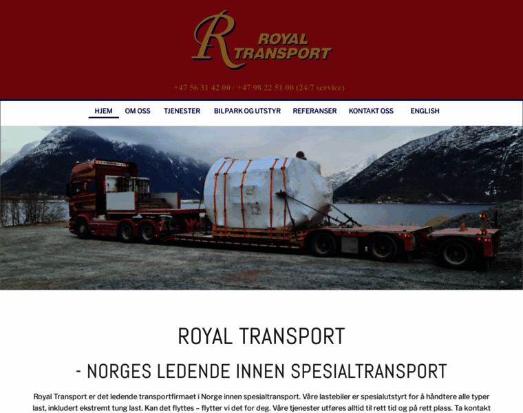 Royaltransport.no thumbnail