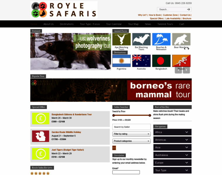 Royle-safaris.co.uk thumbnail