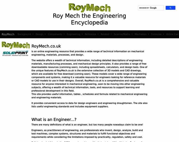 Roymech.co thumbnail