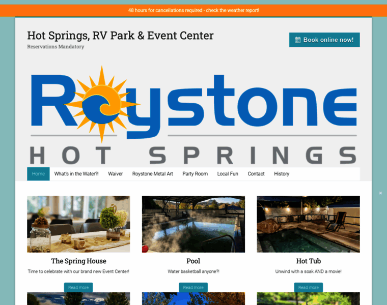 Roystonehotsprings.com thumbnail
