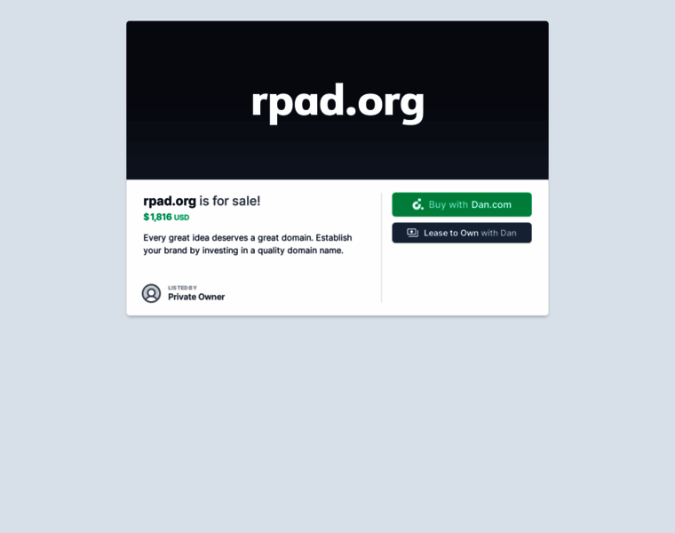 Rpad.org thumbnail