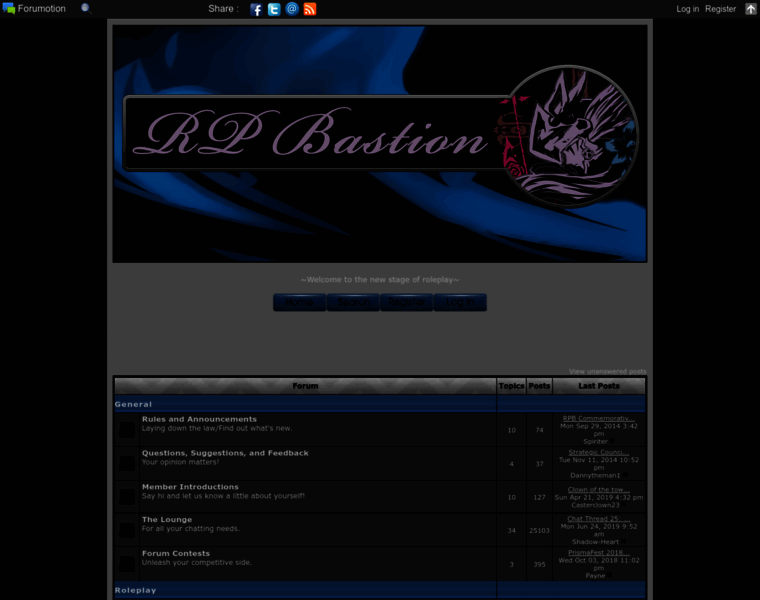 Rpbastion.forumotion.com thumbnail